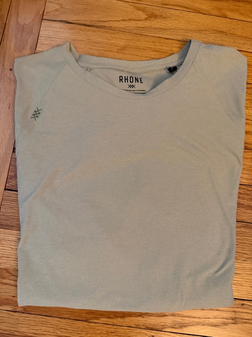 RHONE Men's Crew Neck Tee - Sage